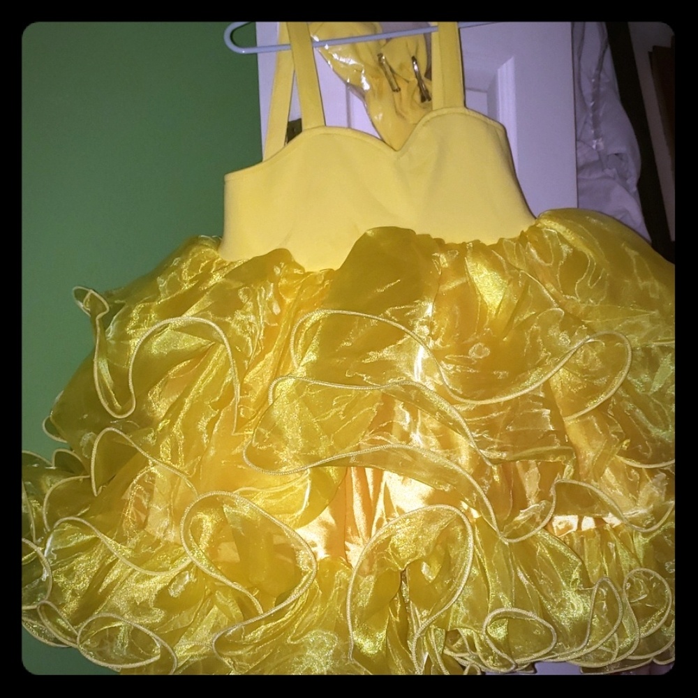 Yellow Pageant dress